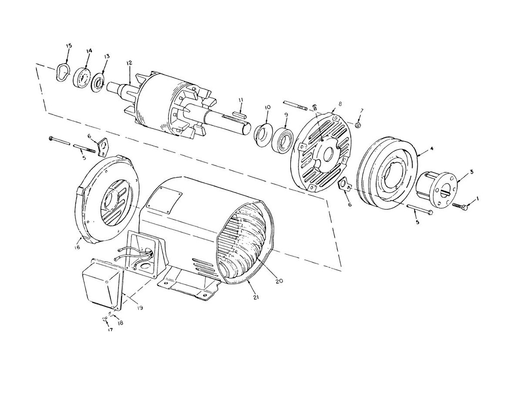 Dc Electric Motor Parts Diagram